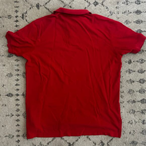 Polo Ralph Lauren Red polo shirt Old Color fade Retro classic style Preppy Y2K - Picture 2 of 9